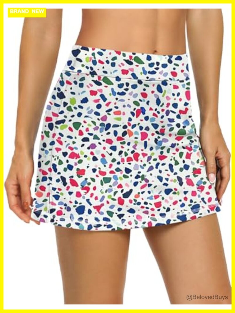 LouKeith Womens Tennis Skort Golf Athletic Built-in Shorts Pockets